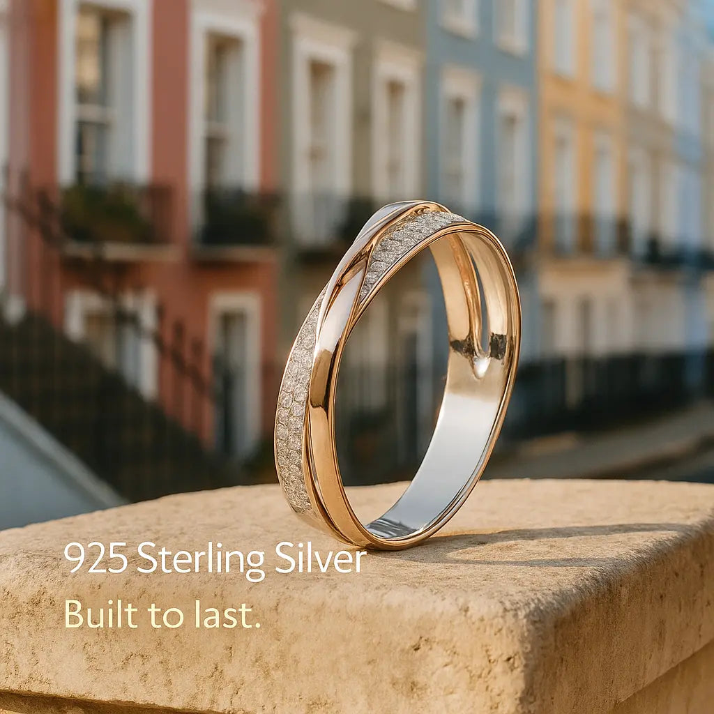 Infinity Ring in 925 Sterling Silver