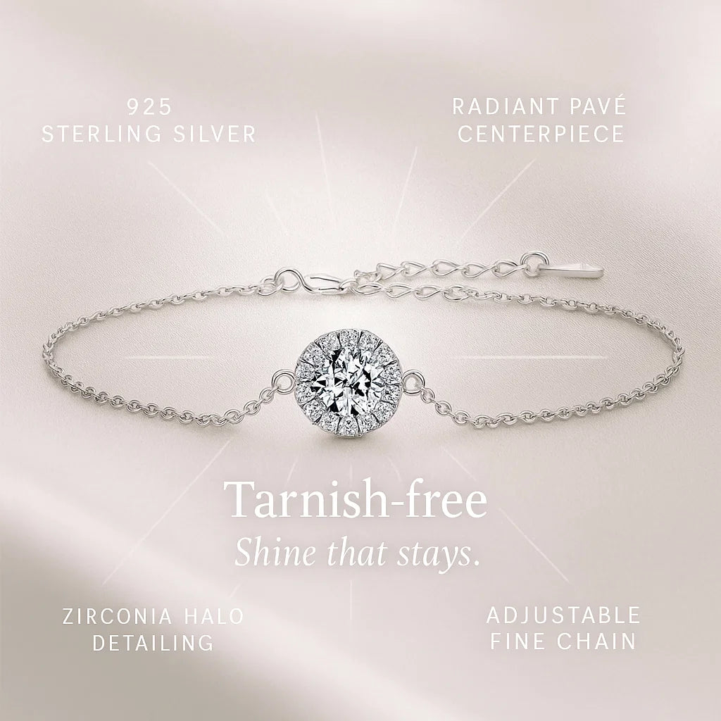 Perpetual Brilliance Bracelet in 925 Silver