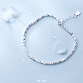Delicate 925 sterling silver bracelet with star-inspired design – lightweight celestial jewellery for women