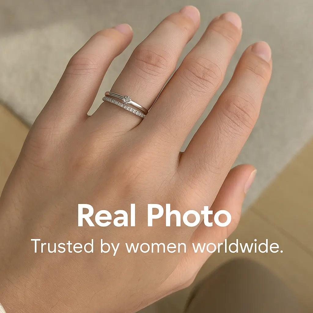 925 Sterling Silver Arcs Ring