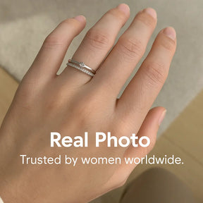 925 Sterling Silver Arcs Ring