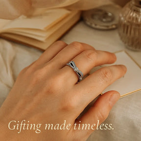 925 Sterling Silver Bow Ring