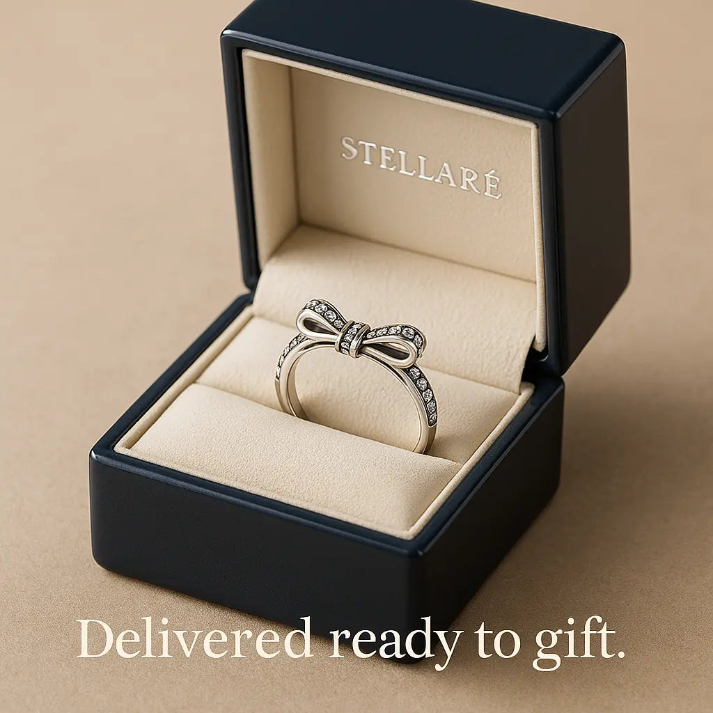 925 Sterling Silver Bow Ring