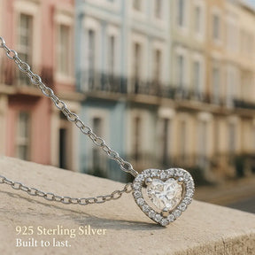 Brilliant Heart Necklace in 925 Silver