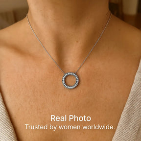 Circle of Love Necklace in 925 Silver