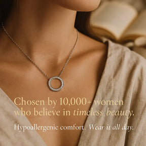 Circle of Love Necklace in 925 Silver