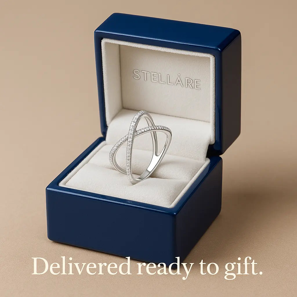 925 Sterling Silver Criss-Cross Ring