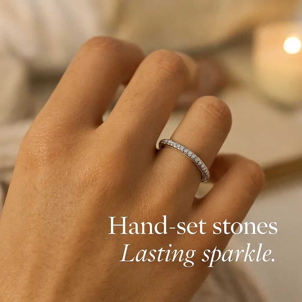 925 Sterling Silver Cut-Out Hearts Ring