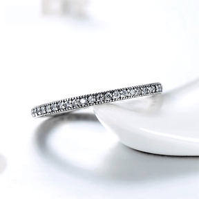 925 Sterling Silver Cut-Out Hearts Ring