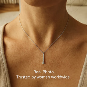 Elegance Luminaire Necklace in 925 Silver