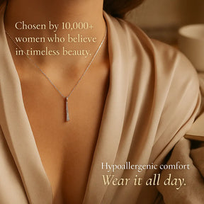 Elegance Luminaire Necklace in 925 Silver