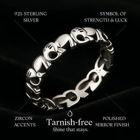 925 Sterling Silver Elephant Ring