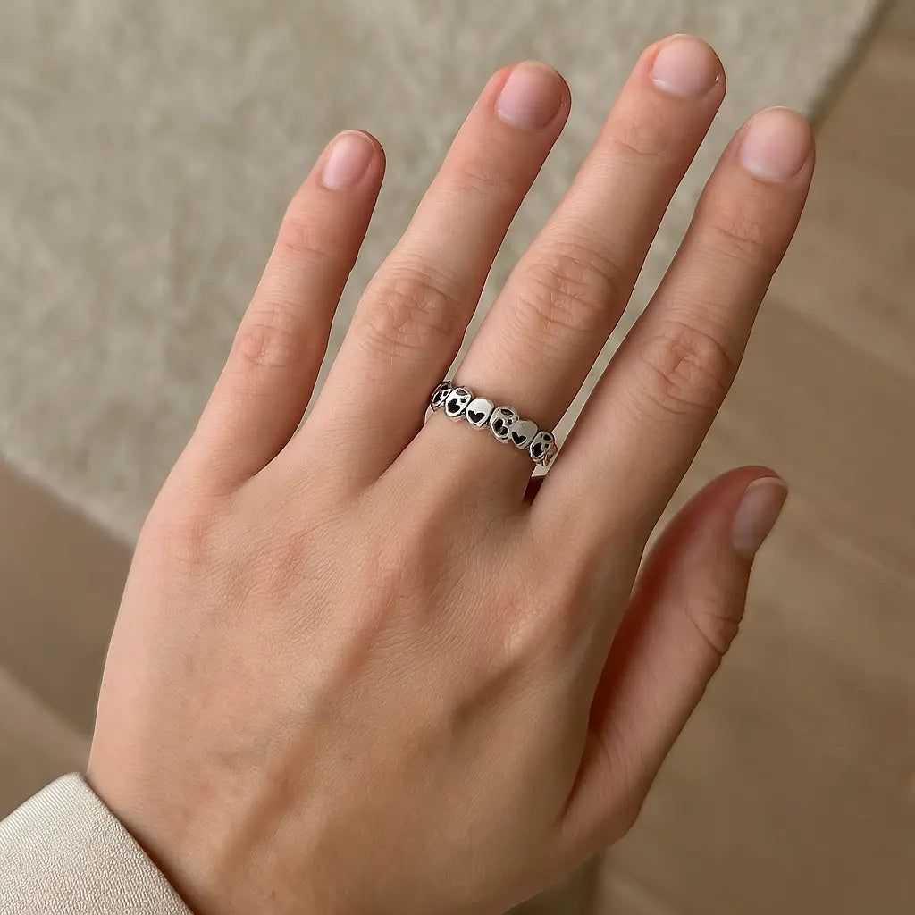 925 Sterling Silver Elephant Ring