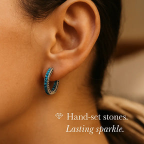 Eternal Hearts 925 Silver Earrings
