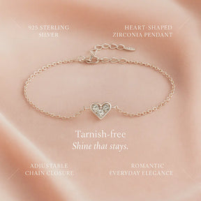 Eternal Love Bracelet in 925 Sterling Silver