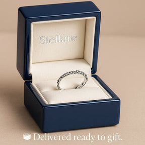 925 Sterling Silver Floral Ring Set