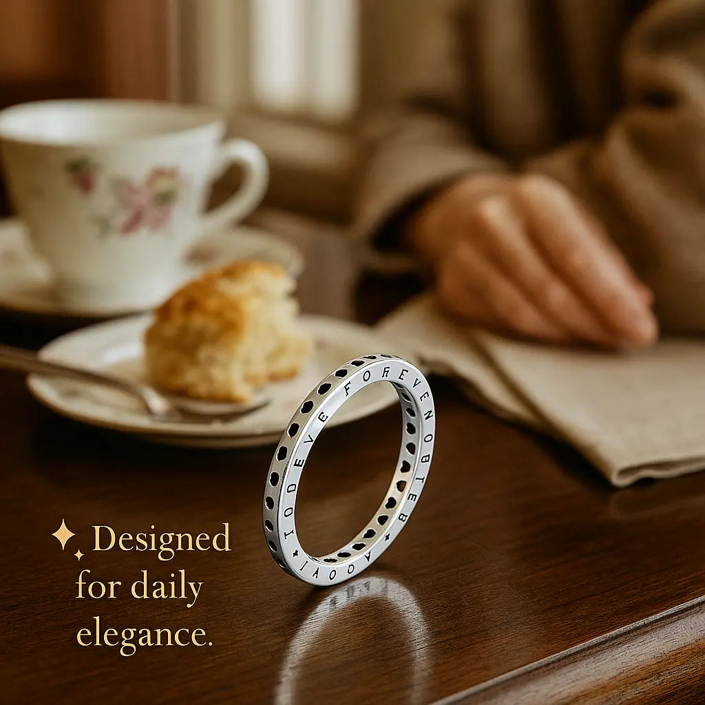 925 Sterling Silver "Forever Love" Ring
