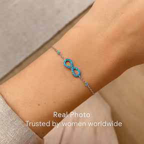 Infinite Link Bracelet in 925 Sterling Silver