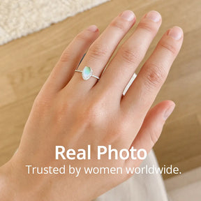 925 Sterling Silver Moonstone Ring