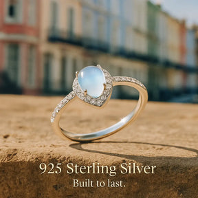 925 Sterling Silver Moonstone Ring