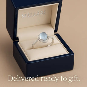 925 Sterling Silver Moonstone Ring
