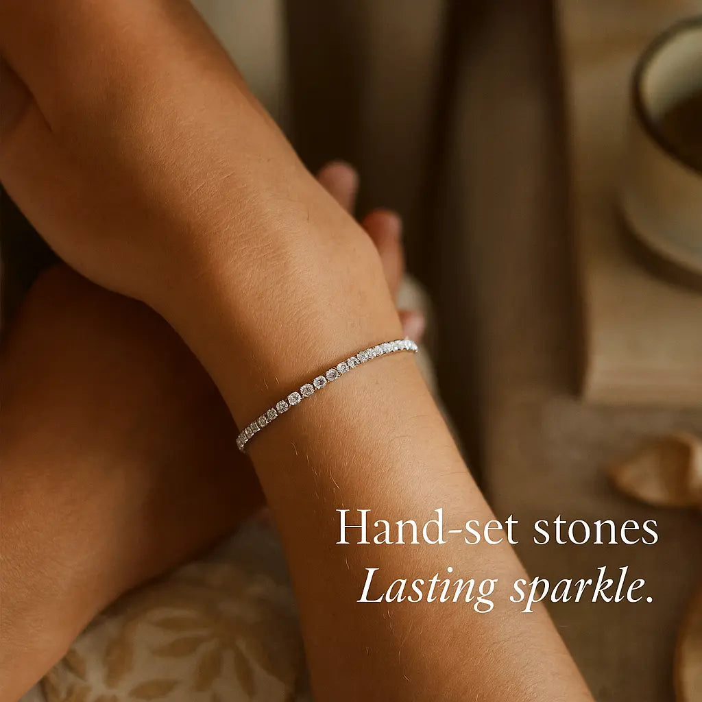Zirconia Brilliance Bracelet in 925 Silver