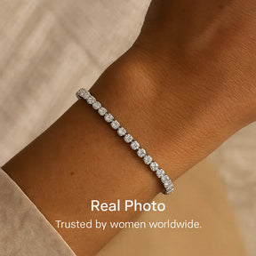 Zirconia Brilliance Bracelet in 925 Silver