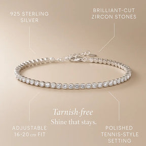 Zirconia Brilliance Bracelet in 925 Silver
